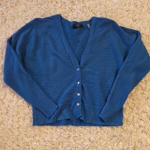Tahari Vibrant Blue Women's Cardigan